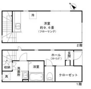 ジュビレ【1階】の間取り