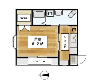 プリマ・ソレイユII【3階】の間取り