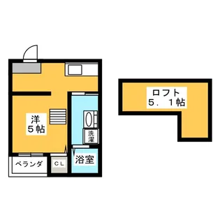 プレシオール【1階】の間取り