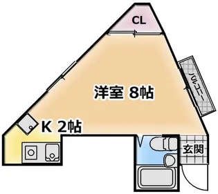 東京都江東区亀戸7【マンション】の間取り