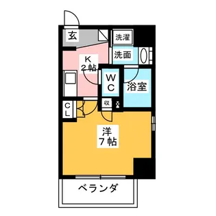 アーバン錦【6階】の間取り