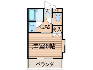 フェニックス水尾【1階】の間取り