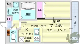グラン・リーオ【1階】の間取り