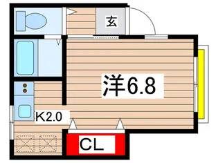 クワトロポルテ【1階】の間取り