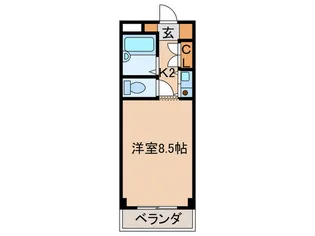 ヒロマンション【3階】の間取り