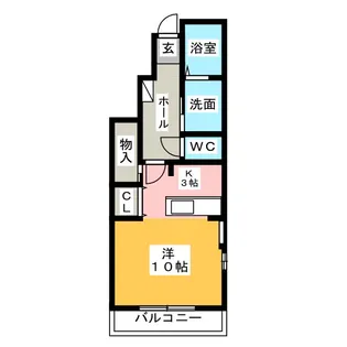 ディオーネ【2階】の間取り