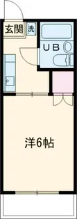 コーポ ポロウニア【1階】の間取り