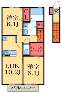 月うさぎ参【2階】の間取り
