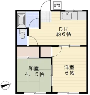 第二のぞみ荘【2階】の間取り