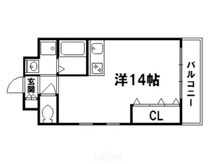 ヴァルズビル【7階】の間取り