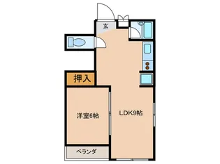 ハイムフジクラ【4階】の間取り