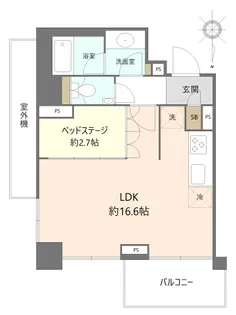 サーラプラティコ【7階】の間取り