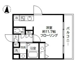 Gainesville2号館【3階】の間取り
