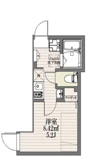 maillet【1階】の間取り