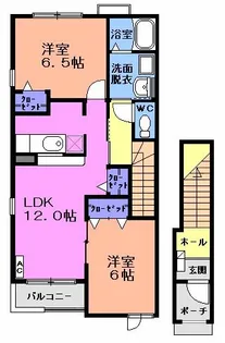 ベルフィオーレ C【2階】の間取り