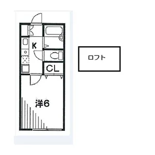 ボヌール八番館【2階】の間取り