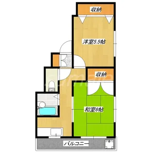 第10オカダビル【1階】の間取り