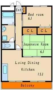 第1永和レジデンス【2階】の間取り