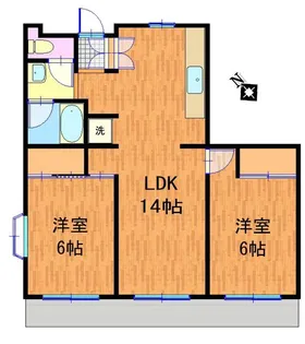 ランドール3【2階】の間取り