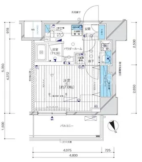 メインステージ目黒III(メインステージメグロスリー)【8階】の間取り