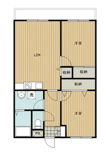 フェリース羽田【2階】の間取り