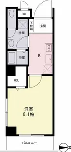 セゾンド はのん【6階】の間取り