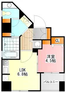 レックス赤坂レジデンス【5階】の間取り
