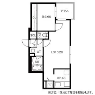 ARISTO北7条(アリスト北7条)【1階】の間取り