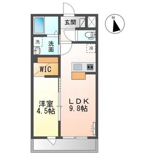 イルミエールヤヨイ【1階】の間取り