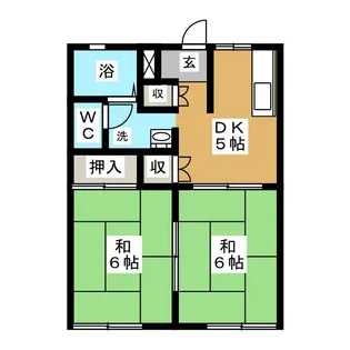 フレグランスHAYAMA B【1階】の間取り