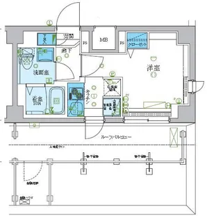 レグゼ梶ヶ谷【6階】の間取り