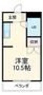 第二ビューハイツ兄山【5階】の間取り