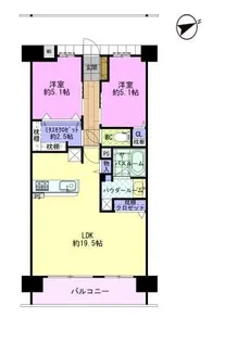 アルファステイツ東宿郷II【5階】の間取り