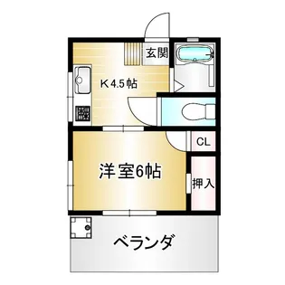 ハイツ松永【2階】の間取り