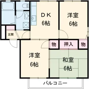 コマンセ21【1階】の間取り