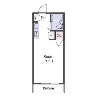 ハイツオカモト【2階】の間取り