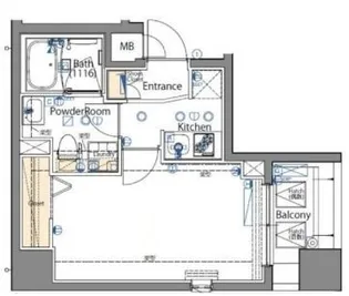 アルマドーラ亀戸【8階】の間取り