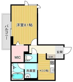 エステティーク【2階】の間取り