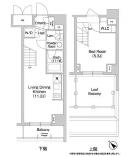 コンフォリア豊洲【8階】の間取り