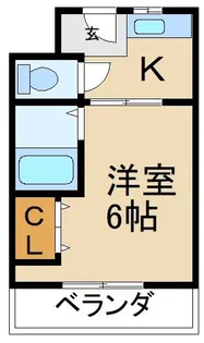グランドハイツ3号館【4階】の間取り
