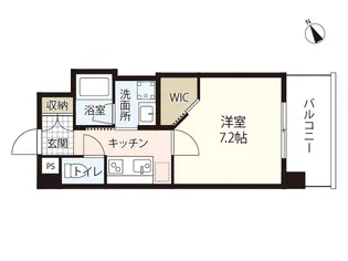 コンフォート楠木【5階】の間取り