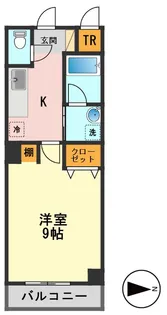 ランドスケイプアーバンストリート【5階】の間取り