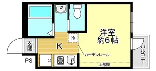 ハイツおおくら【3階】の間取り