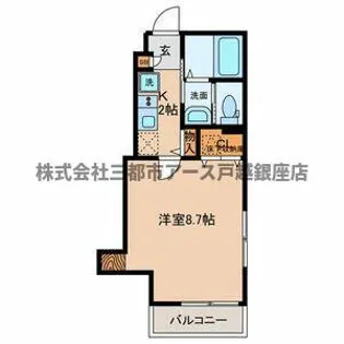 フラット富士見台【1階】の間取り