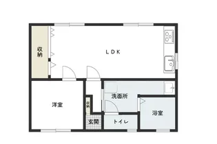 デュオ相生【2階】の間取り
