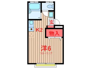 GMハイツ【2階】の間取り