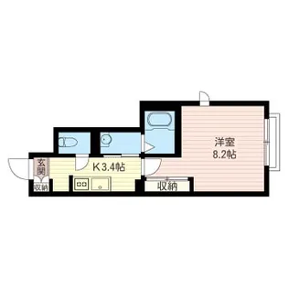 オークヒル自由が丘【1階】の間取り