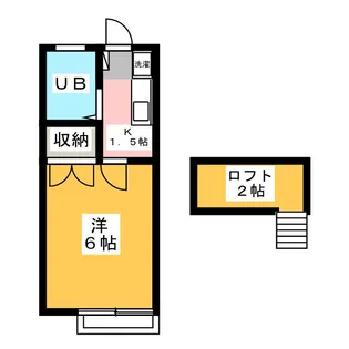 アベニュー四季【2階】の間取り