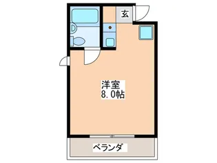 クレ-プ・マ-トル【2階】の間取り