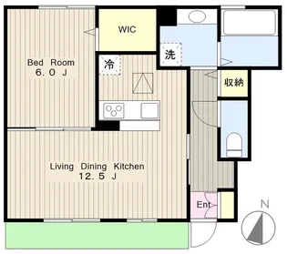 エスト コリーヌ【1階】の間取り
